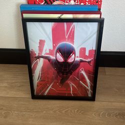 Spiderman framed