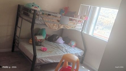 Twin over full bunk bed