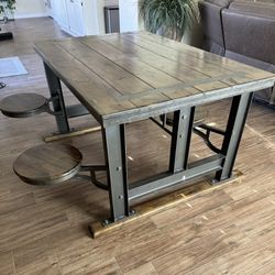 Industrial Style Dining Table