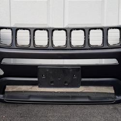 GRAY 2017 2018 2019 2020 2021 JEEP COMPASS FRONT BUMPER LEFT HEADLIGHT RIGHT