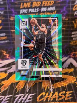 2022-23 Donruss Patty Mills #174 Holo Green Laser Brooklyn Nets