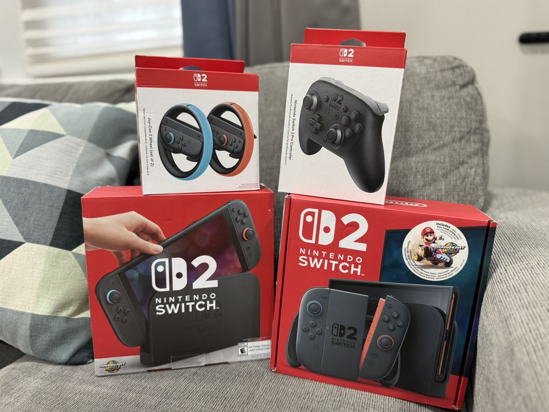 Brand New Nintendo Switch 2 MarioKart World Console Bundle