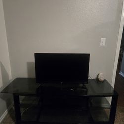Glass TV Stand