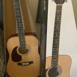 Lefty Acoustic Guitar 