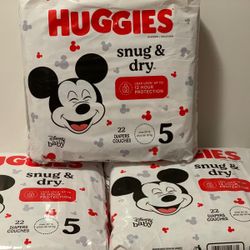 Huggies Snug and Dry Size 5–22ct (*Please Read Post Description*)