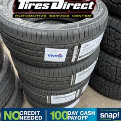 225/50R17 SET OF 4 NEW TIRES WITH INSTALLATION AND BALANCING