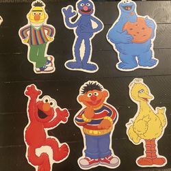 Sesame Street Wooden Cut Outs