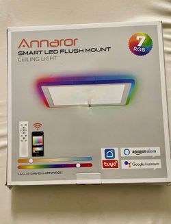 Smart RGB LED Ceiling Light with Remote