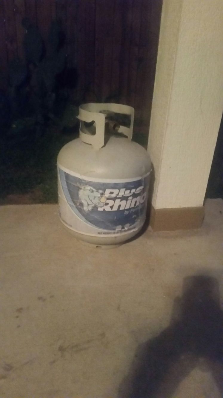 Empty propane tanks