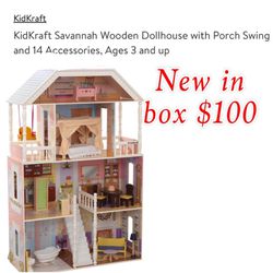 New kidKraft wooden doll house $100 east Palmdale 