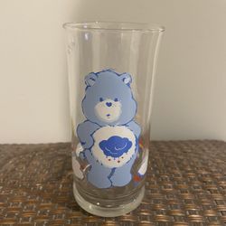 Grumpy Bear Care Bear Glass Tumbler