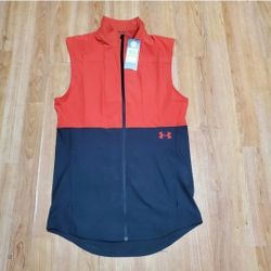 Under Armour Vanish Hybrid Vest Red Black Limited 1327655-608 Mens Size Small