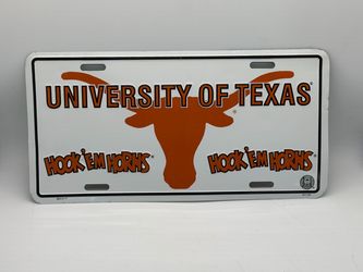 University of Texas Longhorns License Plate