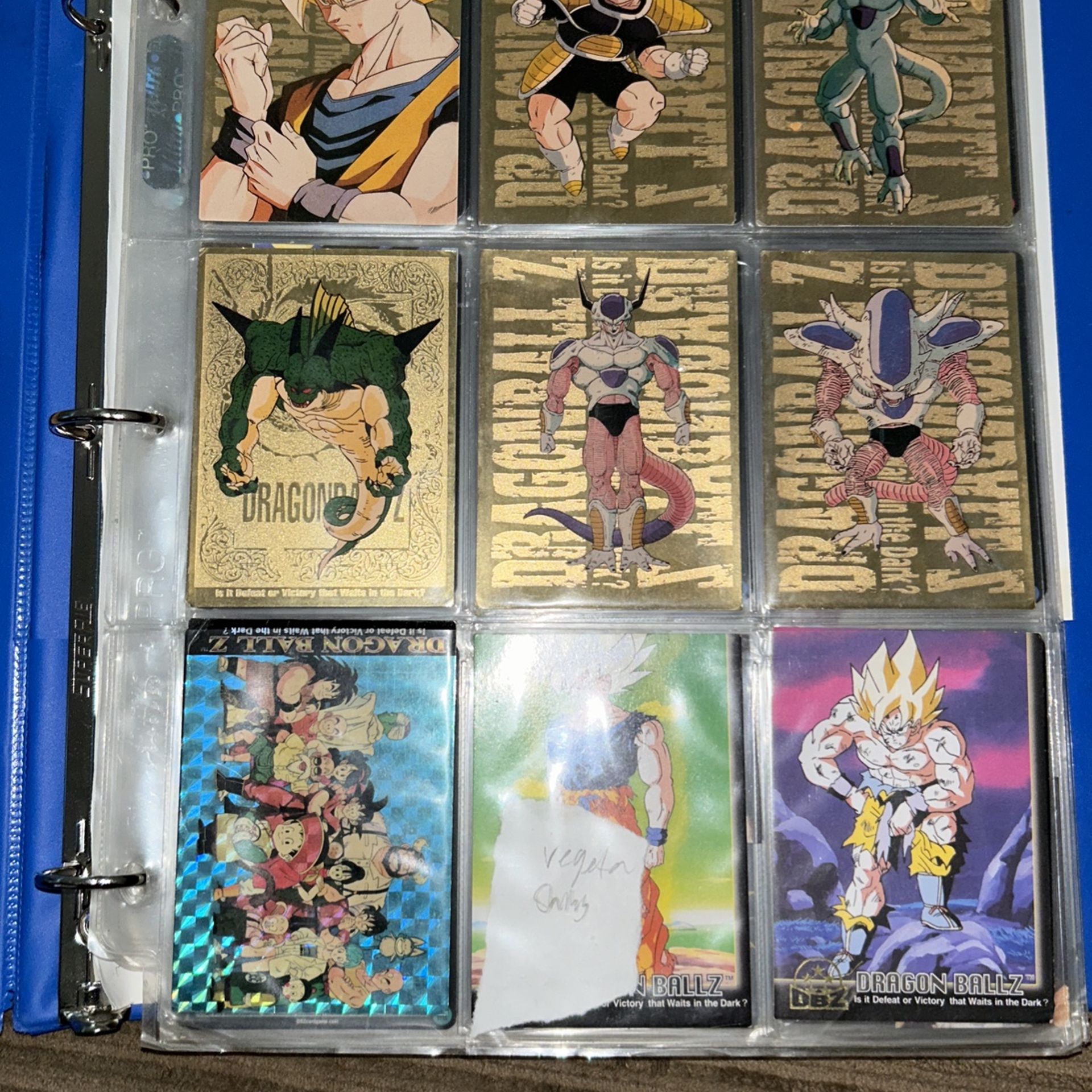 Vintage Dragonball Z Cards