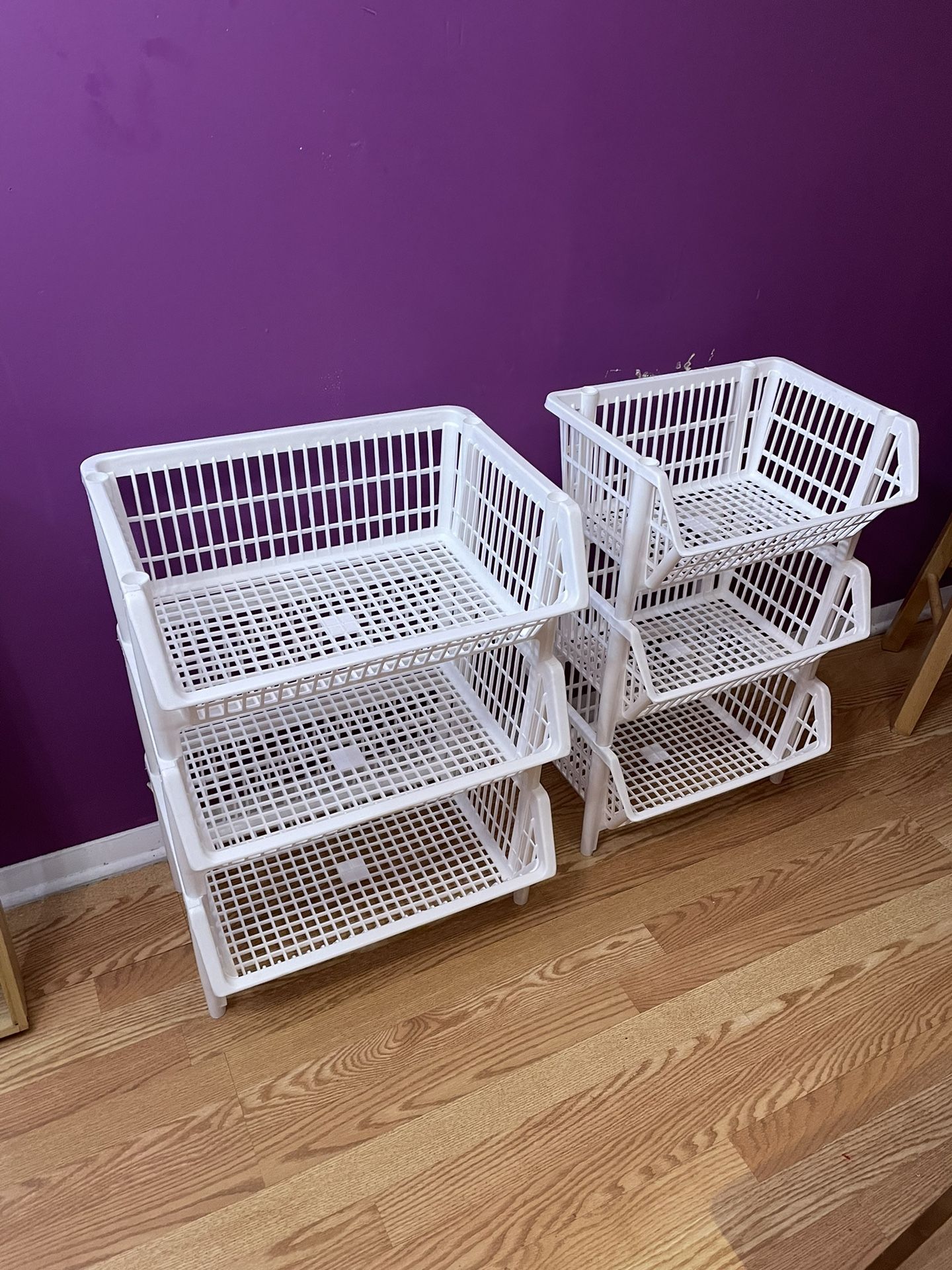 Plastic Stackable Organizer Bins