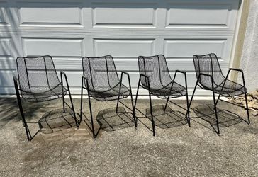 RARE Vintage Mid Century Woodard Armchairs