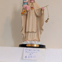 Virgen De Las Mercedes 12" Pulgadas