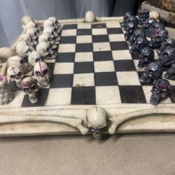 Limited Edition Gothic Skull Chess Set 