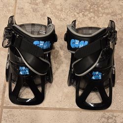 Burton Grom Kids Snowboard Bindings Size Medium Black