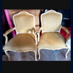 Matching Gold Chairs