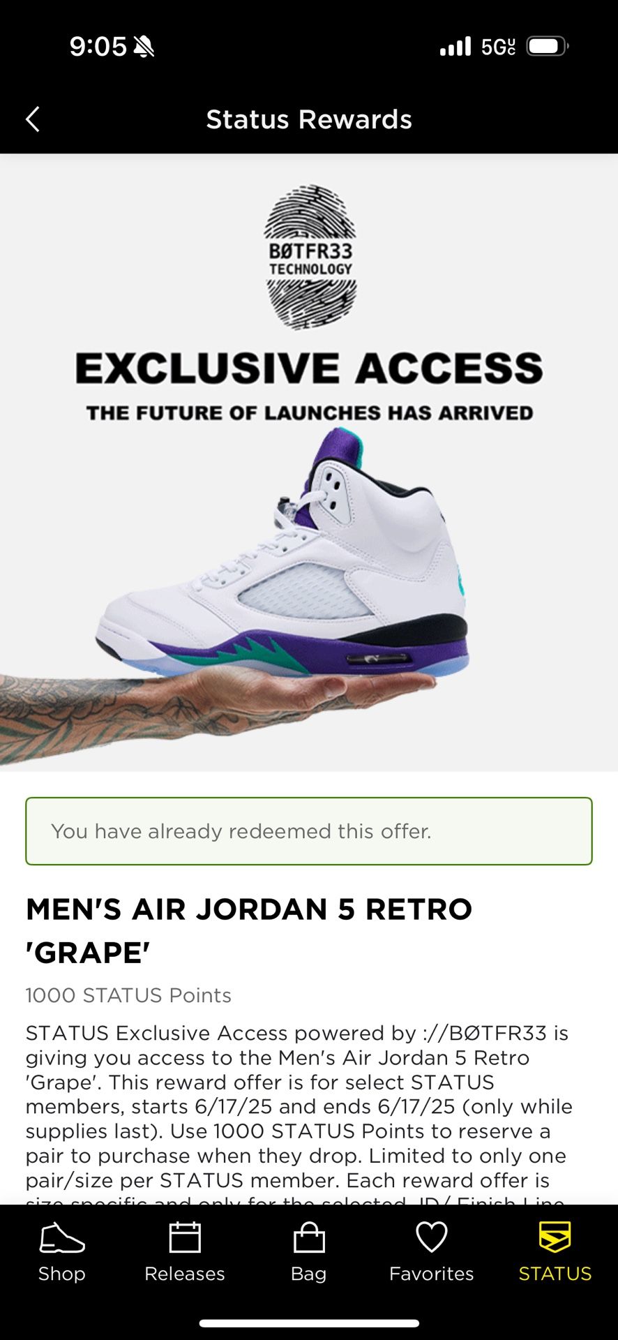 air jordan 5 grape