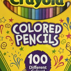 Crayola  ( 3 Pack Lot ) Pencils 100 Pack • CANVAS 2 Pieces 8 X 10 “  • Scholastic•  3pack