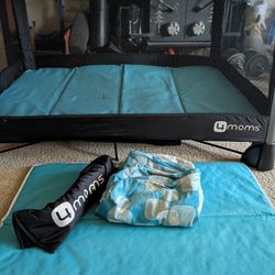 4MOMS Breeze Playpen / Travel Crib – One-Hand Setup