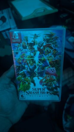 Super Smash Bros.  ULTIMATE - for Nintendo Switch - comes with Case  - Runs Perfect as shown in