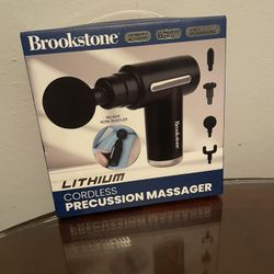 BrookStone Cordless Precussion Massager 