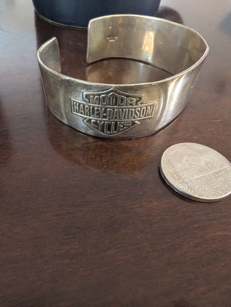 Harley Davidson Vintage Bracelet Silver