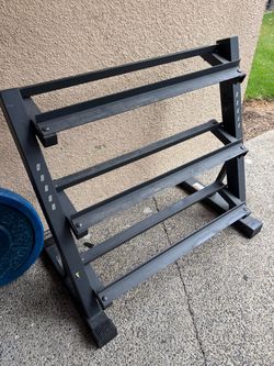 Dumbbell weights storage rack