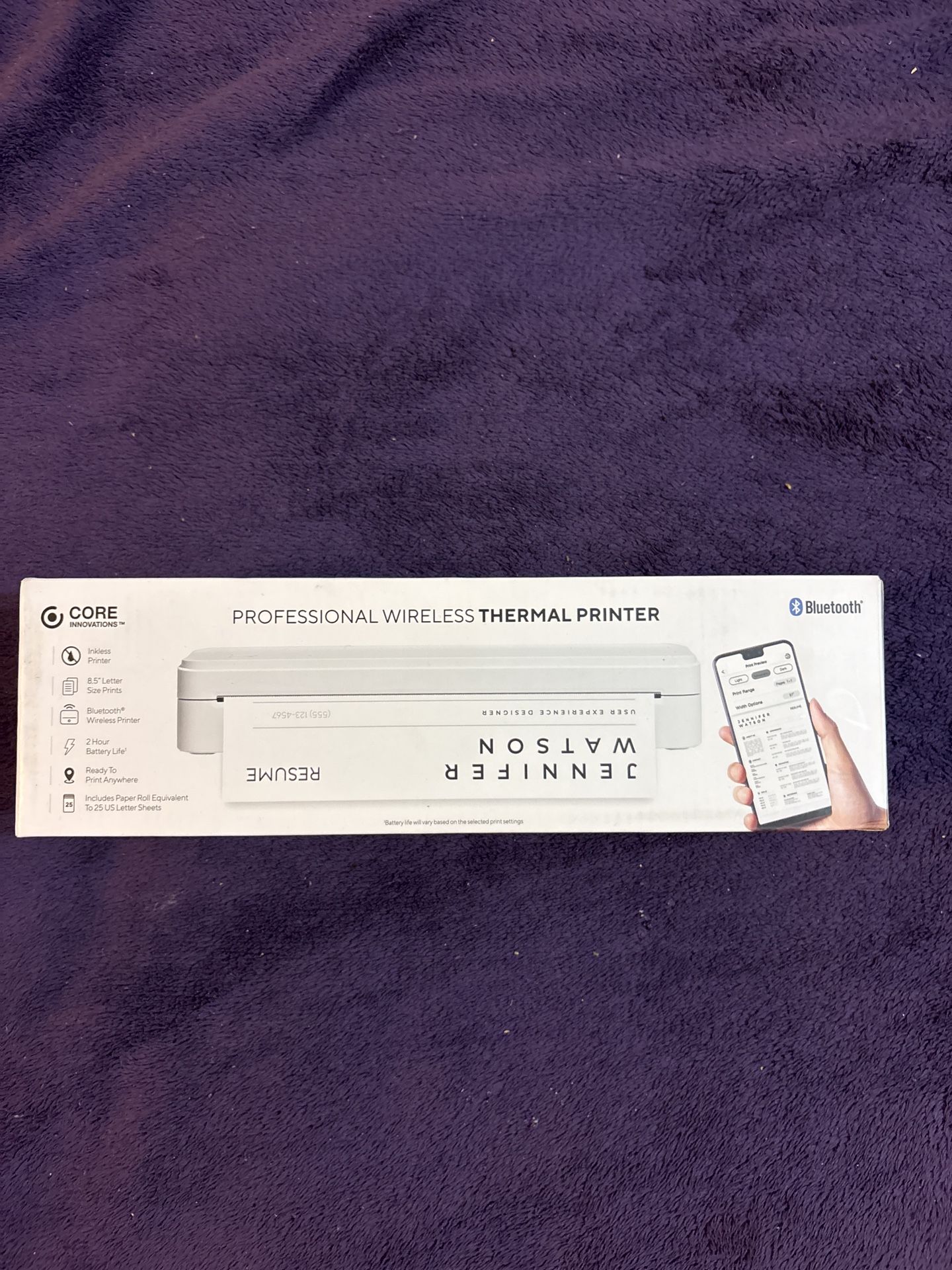 Pro Wireless Inkless Thermal Printer, iOS & Android Compatible