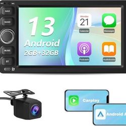 JUNSUN 9” Android 13 Car Stereo w/ CarPlay & Camera – Chevy/GMC/Hummer