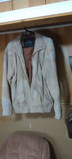 Large Leather mans coat large