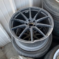 Factory SLS Amg Wheels Only 3 One Is Bent