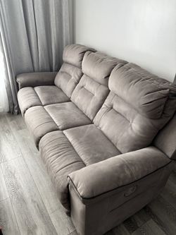 Living Spaces Power Recliner Two Piece