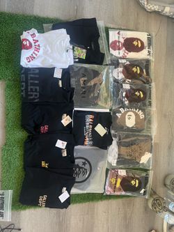 Bape,chrome,hellstar,gallery dept and balenci bulk