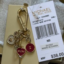Michael Kors I Love Mom Key Charms