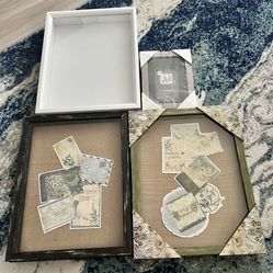 LOT of 4 SHADOWBOXES - FOR PHOTOS/CRAFTING