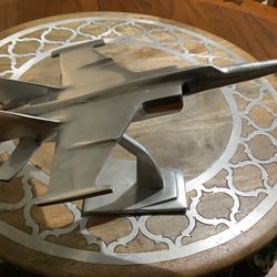 Cast Aluminum Handcrafted Fighter Jet Plane Statue Figurine MiG-25foxbat