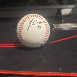 James Outman Auto Graph On Official MLB Baseball 