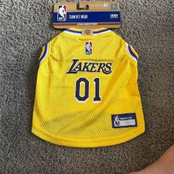 La Lakers Dog Jersey Small