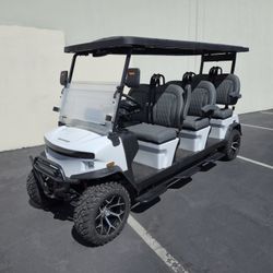 2025 Denago Rover XXL 6-Passenger Forward Lifted 48-Volt Lithium Golf Cart