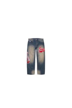 Supreme Mitchell & Ness Atlanta Braves Loose Fit Jean