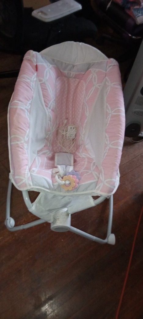 Pink Baby Bouncer Chair