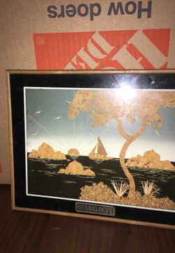 8’x9’ cork sailing landscape