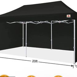 abc canopy black 10x20