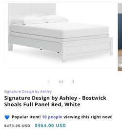 Signature Design by Ashley Bostwick Shoals Full Panel Bed Queen