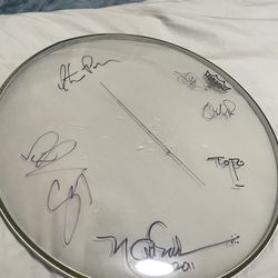 22’ Toto Signed Kick Drum