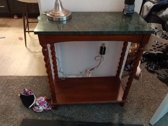 Vintage emerald table